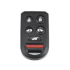 X AUTOHAUX Car Key Fob Shell 6 Button Remote Control Key Case Shell ...