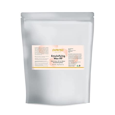 Purenso Select - Emulsifying Wax NF, 1Kg I DIY Lotions & Cream 100% ...