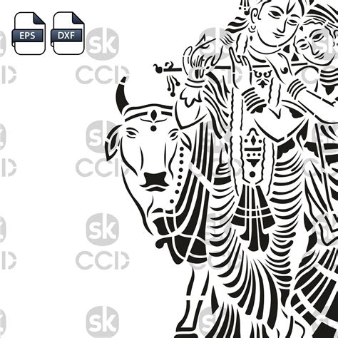 Buy Radha Krishna | Indian God | Radha Krishna Wall Decor | Laser ...