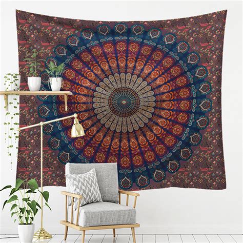 LELINTA Indian Wall Hanging Tapestry Boho Mandala Bedsheet Tapestries ...