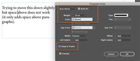Adobe InDesign Move Text Away From Text Box 的图像结果
