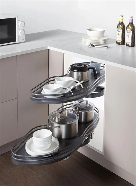 Kitchen Hardware Swing out Magic Corner Soft Close Pull out Corner ...