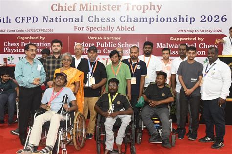 Shankar Ramakrishnan Wins 6th CFPD National Chess Championship 2026 for ...