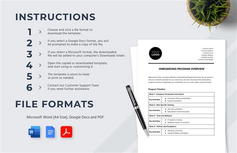 Onboarding Program Overview HR Template in Word, PDF, Google Docs - Download | Template.net