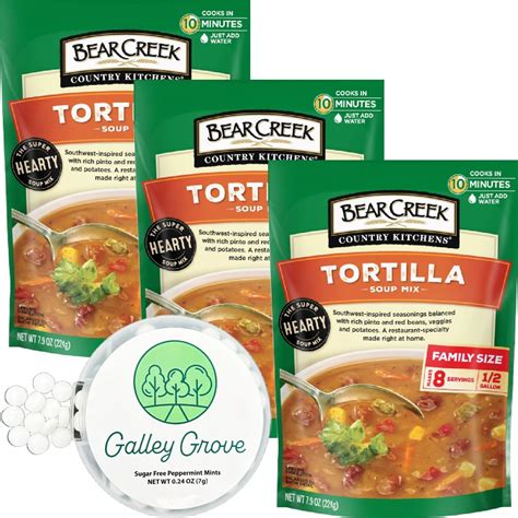 Amazon.com : Bear Creek Tortilla Dry Soup Mix Starter Kit Bulk (3-Pack ...
