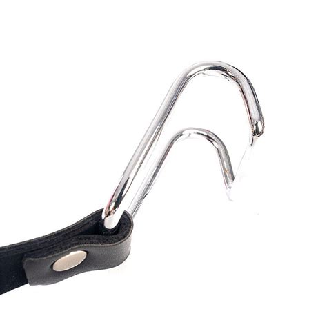 Buy BDSM Open Mouth Gag Slave Claw Nose Hook Bondage Harness Restraint ...