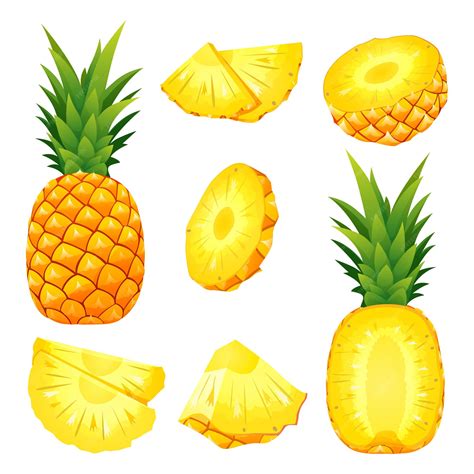 Pineapple Slice Illustration