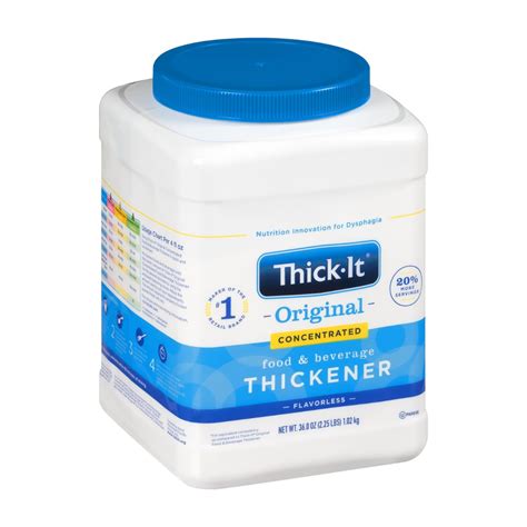 Thick It Original Concentrated Food & Beverage Thickener Flavorless 36 ...