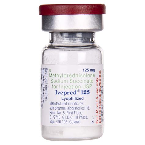 Ivepred 125 - Vial of 125mg Injection : Amazon.in: Health & Personal Care