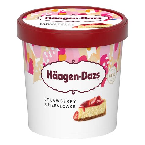 Haagen-Dazs Strawberry Cheesecake Ice Cream 100 ml Online at Best Price ...
