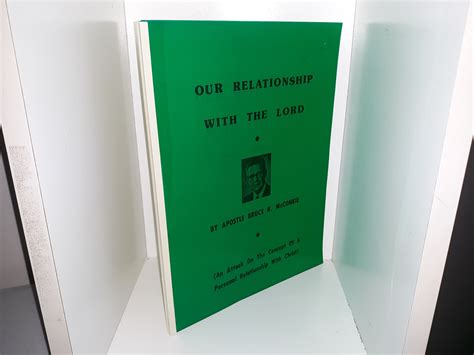 Our Relationship with the Lord, by Apostle Bruce R. McConkie: (An ...