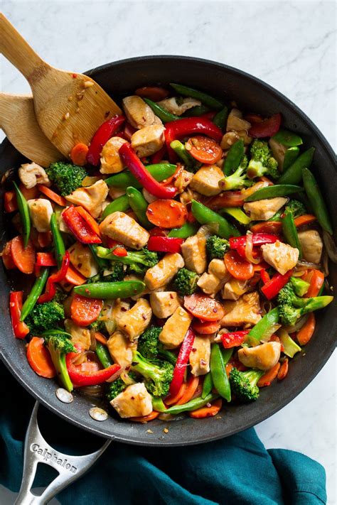 Easy Recipes for Stir Fry Chicken and Vegetables - Friedel Livine