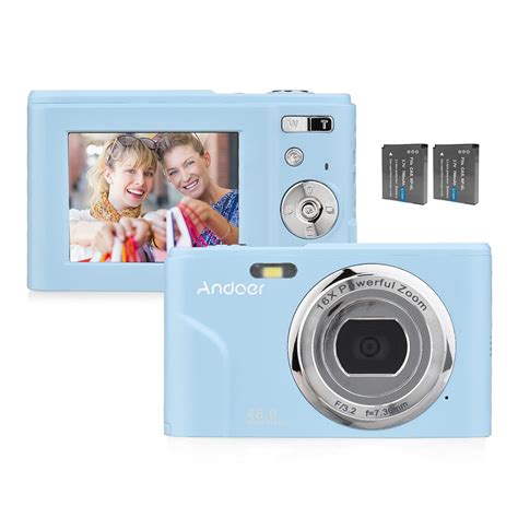 Buy Andoer Portable Digital Camera 48MP 1080P 2.4-inch IPS Screen 16X ...