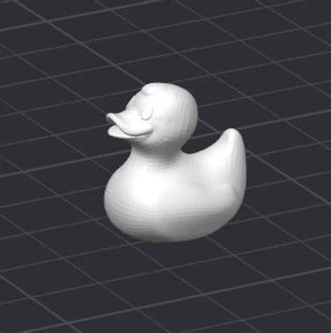 Rubber Duck STL 3D Printer File Ducky - Etsy