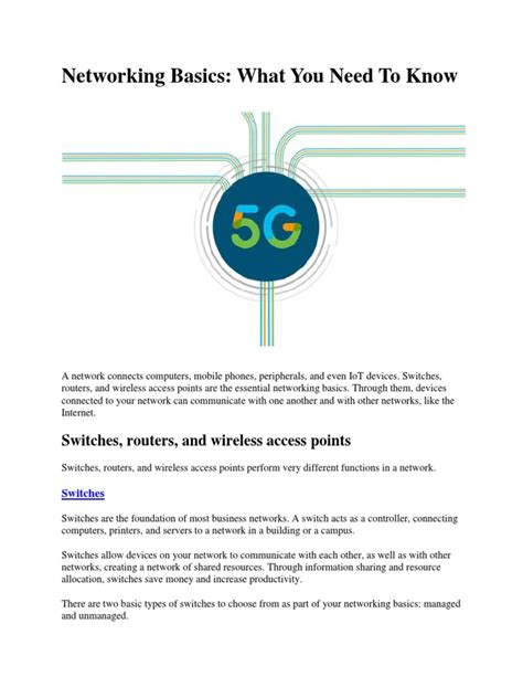 Networking Basics PDF 的图像结果