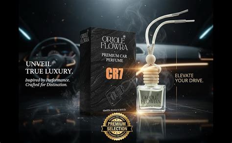 ORIOLE FLOWRA CR 7 Car Perfume Hanging Pod |10 ML | Smooth Fragrance ...