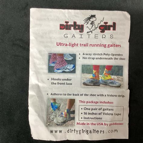 Dirty Girl Gaiters Size 9.5 - 11 Multicoloured (s)