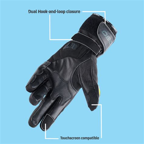 DSG Hydro V2 Riding Gloves Black Yellow Fluo – planetdsg.com