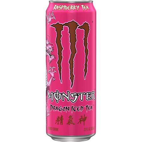 Monster Energy Monster Dragon Iced Tea Raspberry Tea (23 oz) Delivery ...
