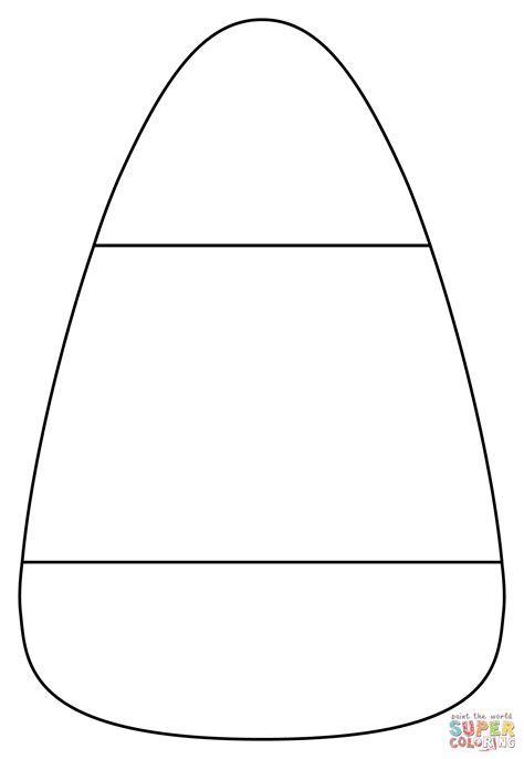 Candy Corn coloring page | Free Printable Coloring Pages