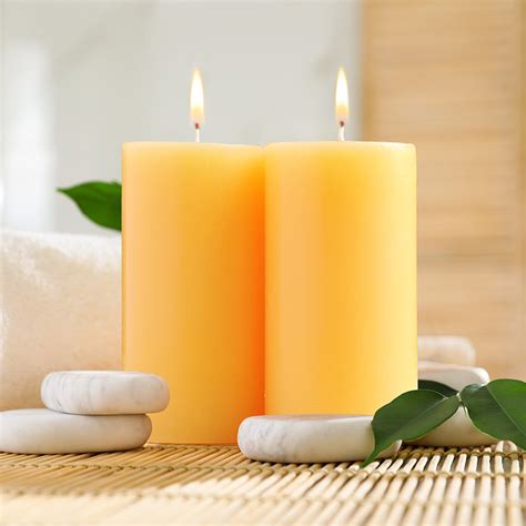 Set of 2 Fragranced Pillar Candle | IRIS Home Fragrances