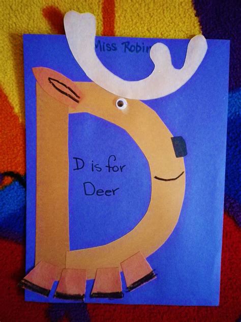 Printable Letter D Crafts