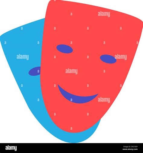 Comedy and tragic theatrical masks together. Theatrical premieres in ...