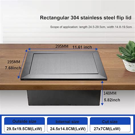 CapriTech Stainless Steel Built-in Countertop Trash India | Ubuy