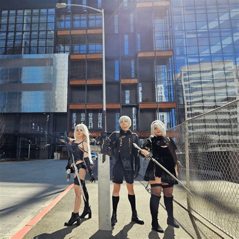 Cosplayed A2, 9S, and 2B with friends! : r/nier