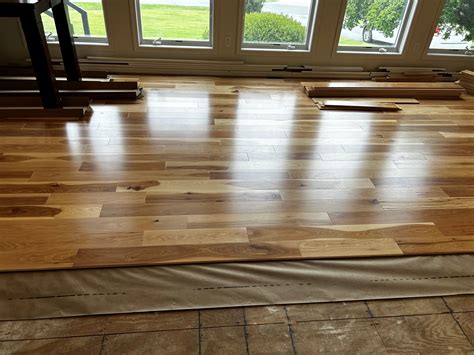 Engineered 5'' Hickory Natural Clear | Maine Traditions Hardwood Flooring