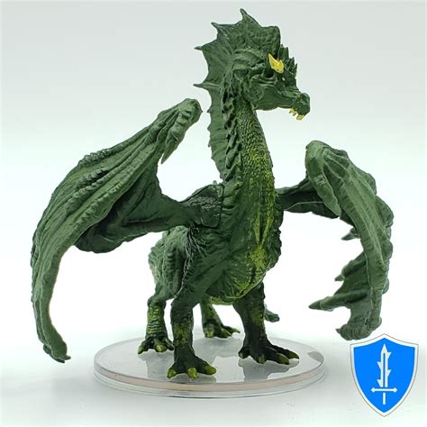 D&D Miniatures Lot Young Green Dragon #31 - D&D Icons Of The Realms ...