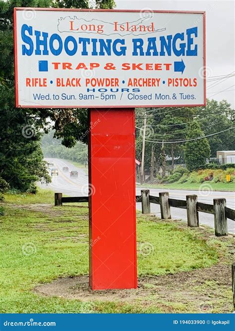 Shooting Range in Long Island New York Usa Editorial Image - Image of ...