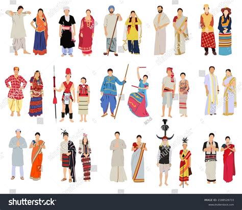 Indian Traditional Dresses Of Different States With Names