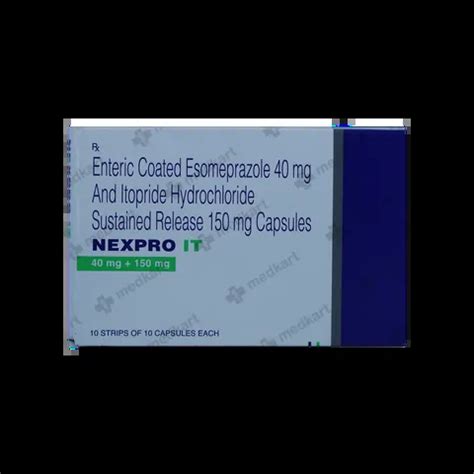 NEXPRO IT CAPSULE 10'S Price, Uses, Side Effects & Substitutes | Medkart