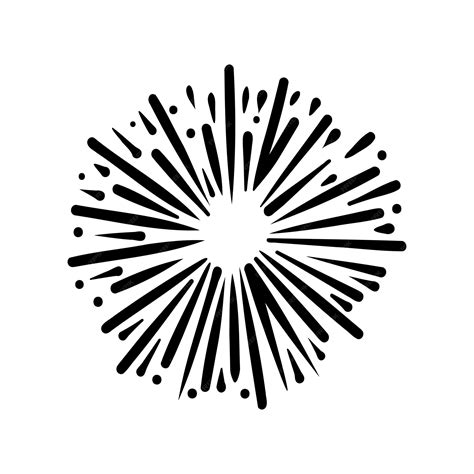 Premium Vector | Outline sketch of star explosion vector sunshine frame starburst explosion hand ...