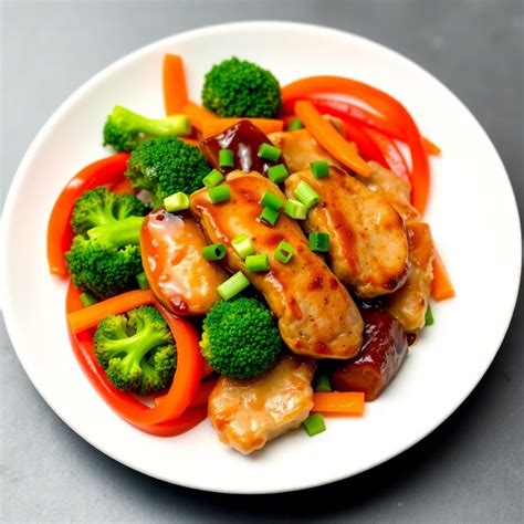 Soy-Glazed Chicken Stir-Fry Recipe | cookAIfood
