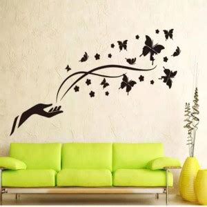 impression 254 cm Butterfly 2D Wall Sticker Removable Sticker Price in ...