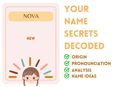 Nova - Girl Name Meaning and Pronunciation