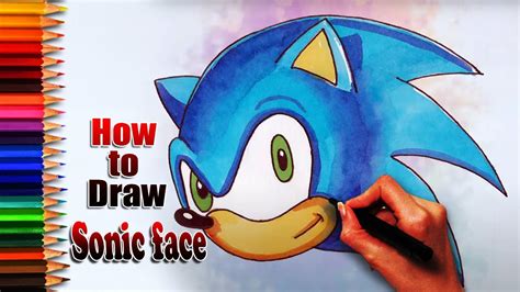 Image result for Sonic Head Drawing Tutorial
