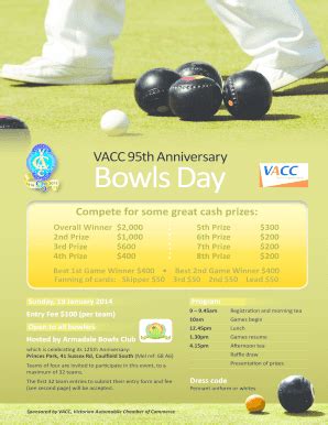 Fillable Online armadale bowls club form Fax Email Print - pdfFiller