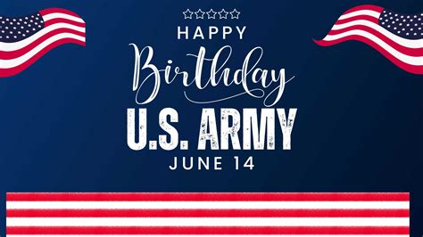 Happy birthday U. S. Army text animation 4k video. Celebrating U.S ...