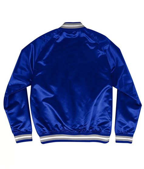 Satin Lightweight Full-Snap Los Angeles Dodgers Royal Blue Jacket ...