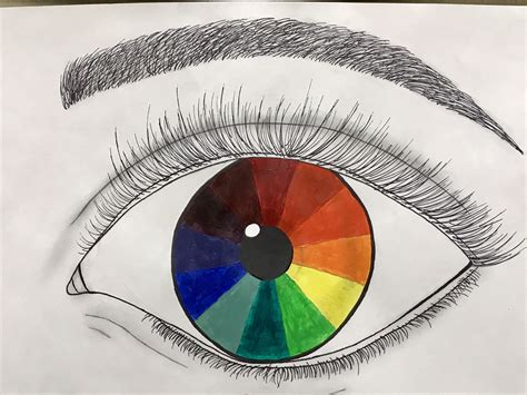 Creative Color Wheels Eye