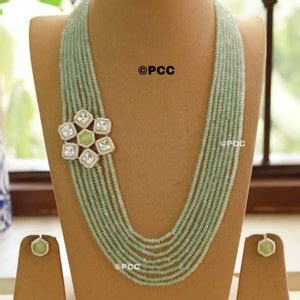 Buy Long Beaded Meena Kundan Long Necklace,rajsathani Jewelry,rajwada ...