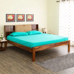 Home Centre Aston Solid Wood Queen Bed Price in India - Buy Home Centre ...
