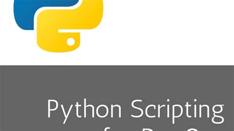 Scripting Using Python 的图像结果