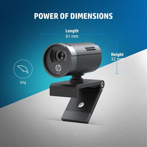 HP w100 VGA Webcam 480p, with Microphone, USB Connectivity - HP ...