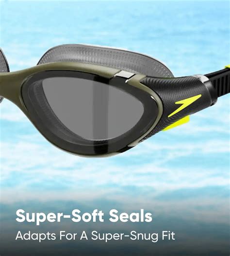 Buy Speedo-Biofuse-2.0-Black-Green Goggles Online | Speedo India