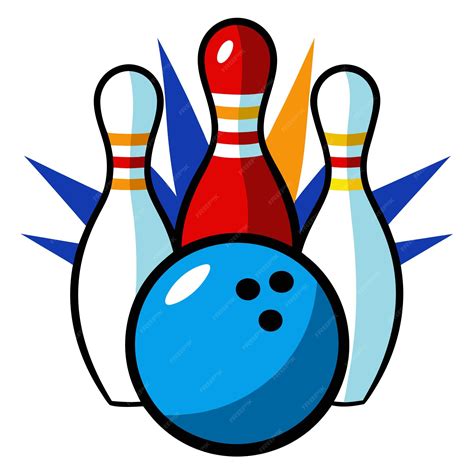 Bowling clipart vector art and illustration | Premium AI-generated vector