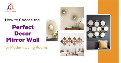 Buy Perfect Decor Mirror Wall for Modern Living Rooms – Rangdedecor